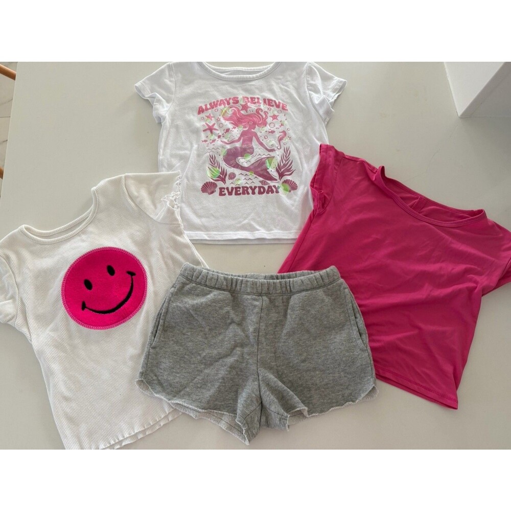 Girls XS 4/5 Clothing Bundle Tees Shorts Outfits active casual Target brands